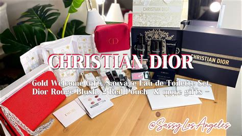 what is the dior gold welcome gift|Dior gold birthday gift.